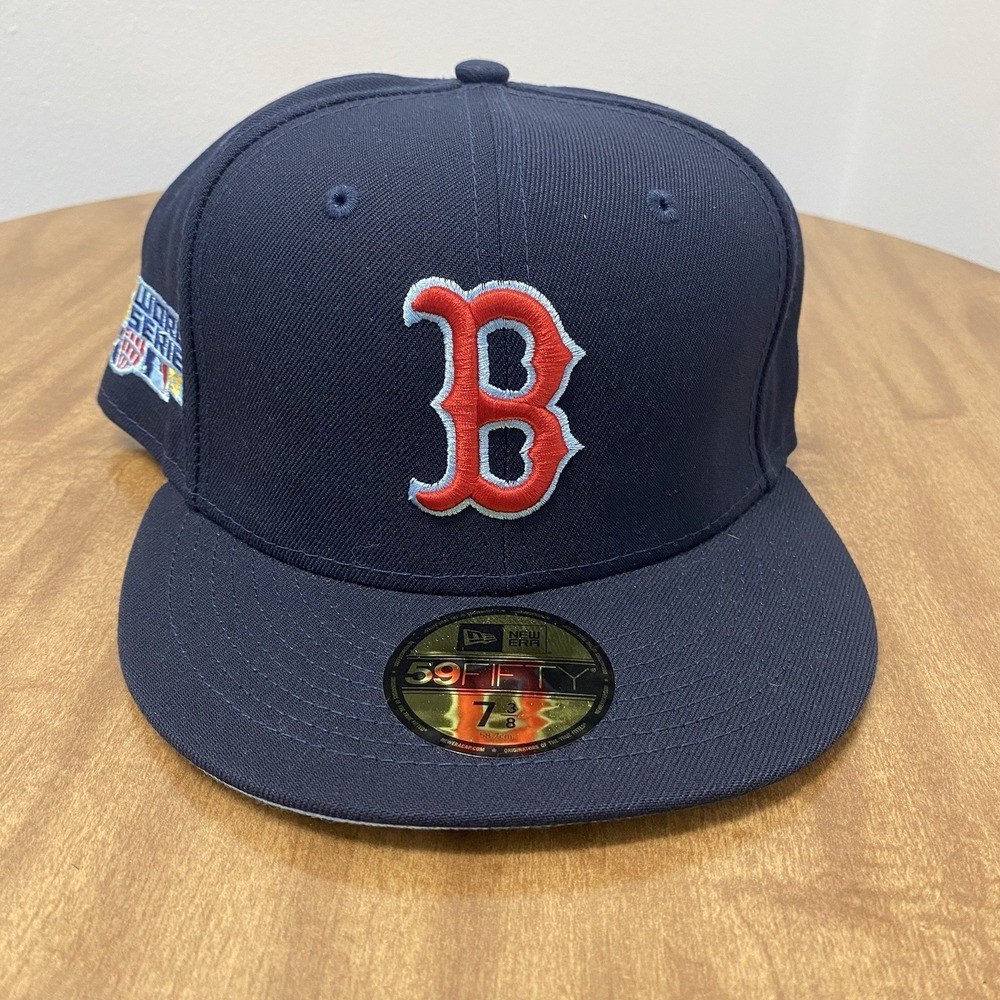 Boston Red Sox NE 59Fifty‎ MLB Cloud Under 2007 World Series Fitted Hat 7 3/8